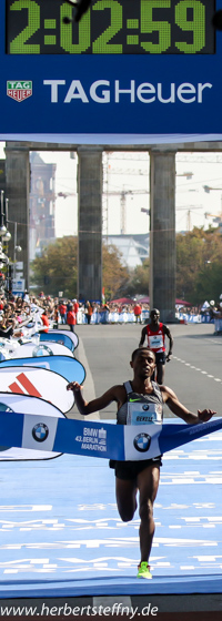 Kenenisa Bekele im Ziel