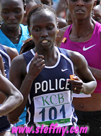 Vivian Cheruiyot konnte Dibaba nicht aufhalten