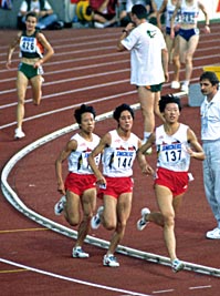Chinaexpress 10.000m Stuttgart 1993 über 1.500m - Foto Copyright Herbert Steffny