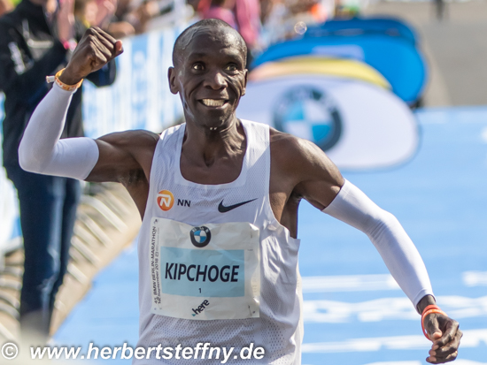 Eliud Kipchoge Berlin Ziel 2018